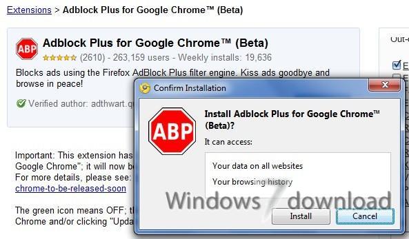 Block Chrome Install Windows 7
